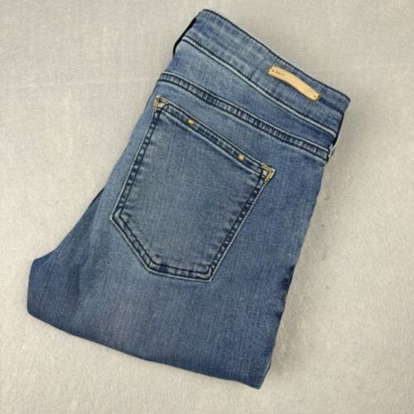 Pilcro and the Letterpress No 27 Jeans Women's Distressed Skinny Light Blue Deni - Picture 1 of 12